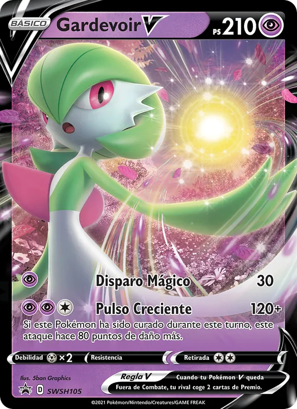 Gardevoir V (Cartas de promoción ESES #SWSH105/307)