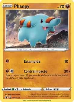 Phanpy (Cartas de promoción ESES #SWSH117/307)