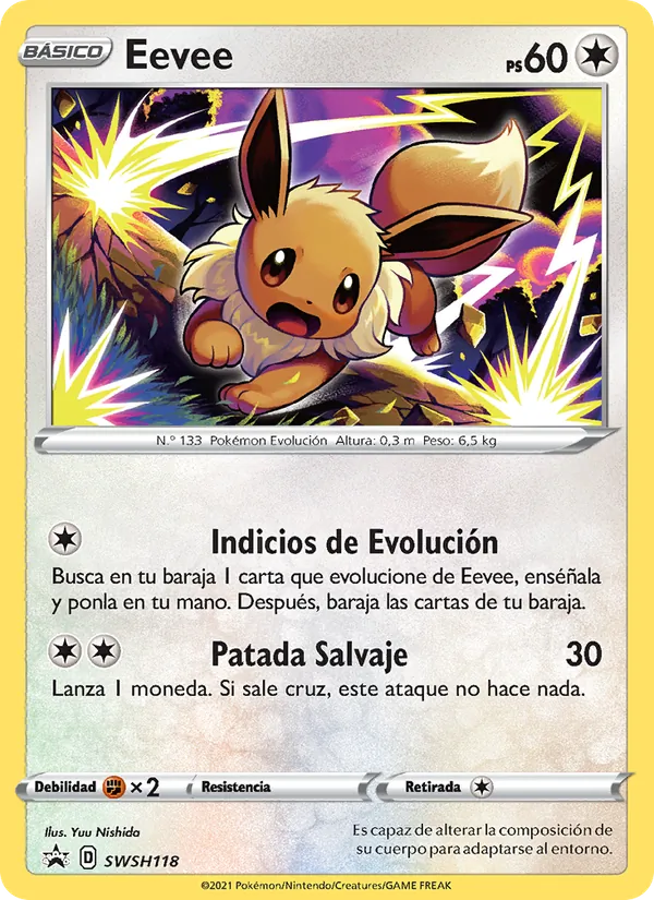 Eevee (SWSH Black Star Promos #SWSH118/307)
