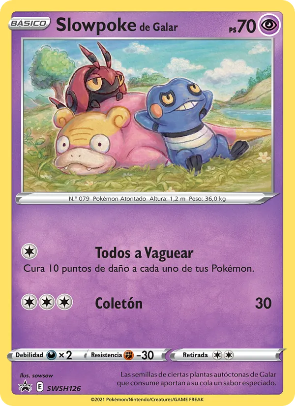Slowpoke de Galar (Cartas de promoción ESES #SWSH126/307)
