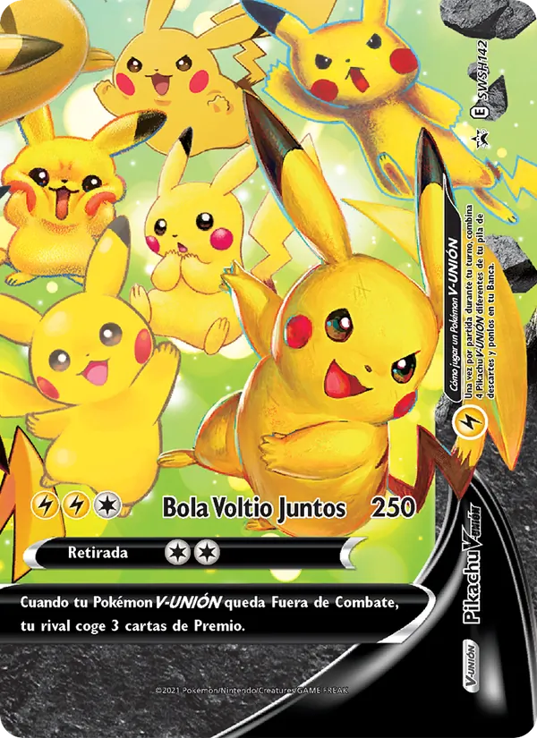 Pikachu V-UNIÓN (SWSH Black Star Promos #SWSH142/307)
