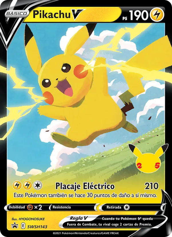 Pikachu V (SWSH Black Star Promos #SWSH143/307)