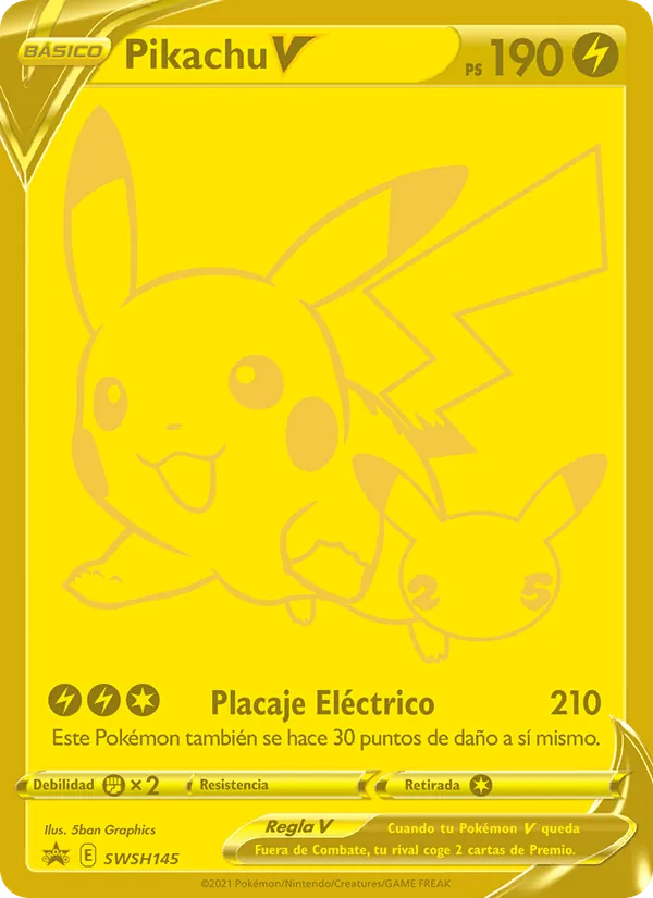 Pikachu V (SWSH Black Star Promos #SWSH145/307)