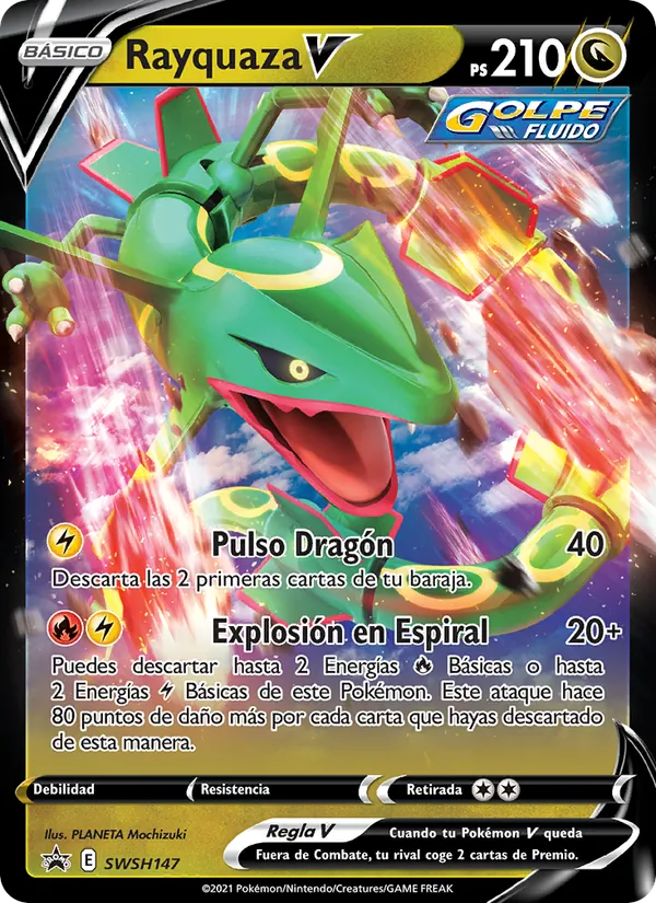 Rayquaza V (SWSH Black Star Promos #SWSH147/307)