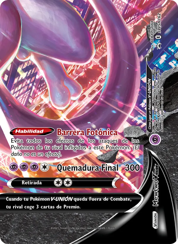 Mewtwo V-UNIÓN (Cartas de promoción ESES #SWSH162/307)