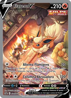 Flareon V (Cartas de promoción ESES #SWSH179/307)