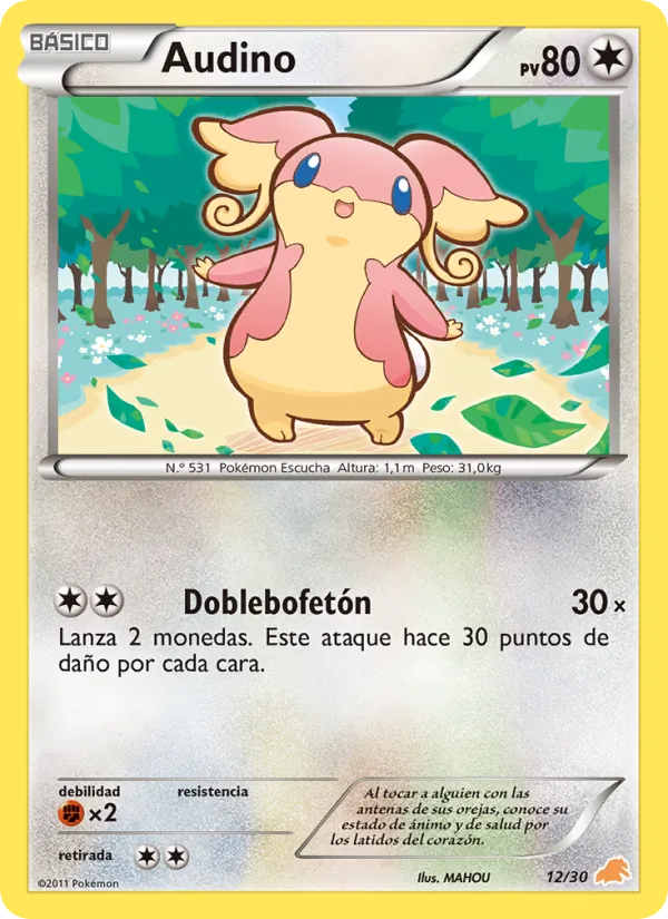 Audino (Kit de Entrenador BW (Excadrill) #12/30)