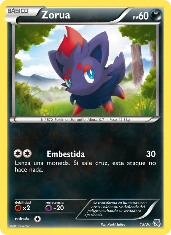 Zorua (Kit de Entrenador XY (Pikachu Enmascarada) #13/30)