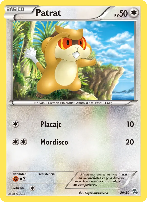 Patrat (BW trainer Kit (Zoroark) #29/30)
