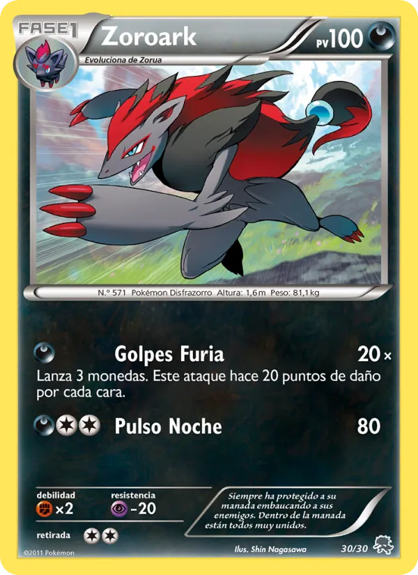 Zoroark (Kit de Entrenador XY (Pikachu Enmascarada) #30/30)