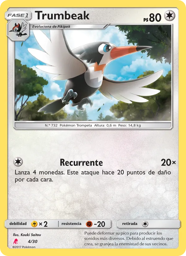 Trumbeak (Kit de Entrenador Sol y Luna (Lycanroc) #4/30)