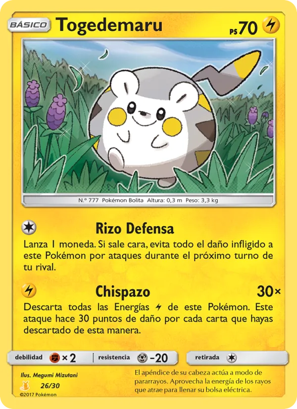 Togedemaru (Kit de Entrenador Sol y Luna (Raichu de Alola) #26/30)