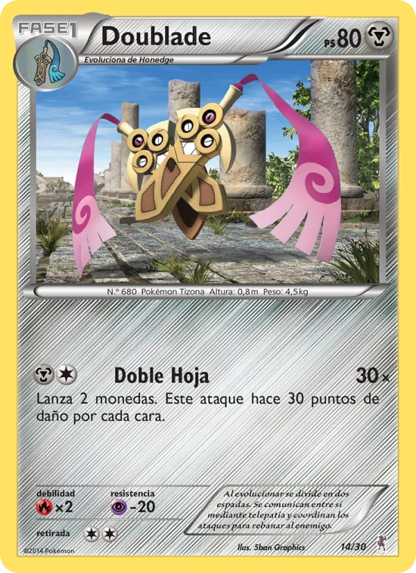 Doublade (XY trainer Kit (Bisharp) #14/30)