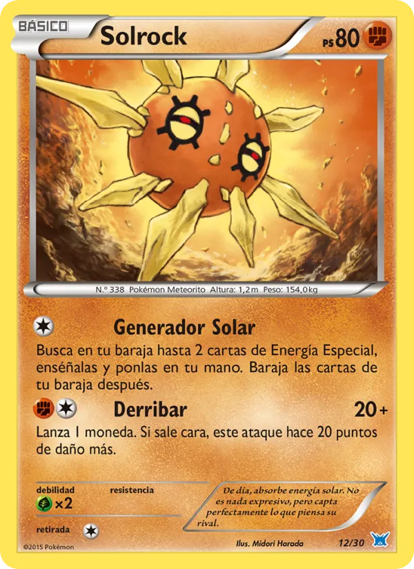 Solrock (XY trainer Kit (Latios) #12/30)