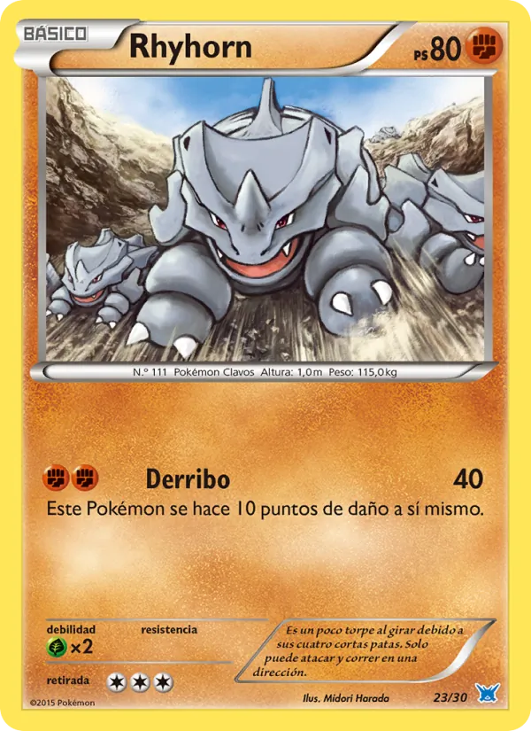 Rhyhorn (XY trainer Kit (Latios) #23/30)