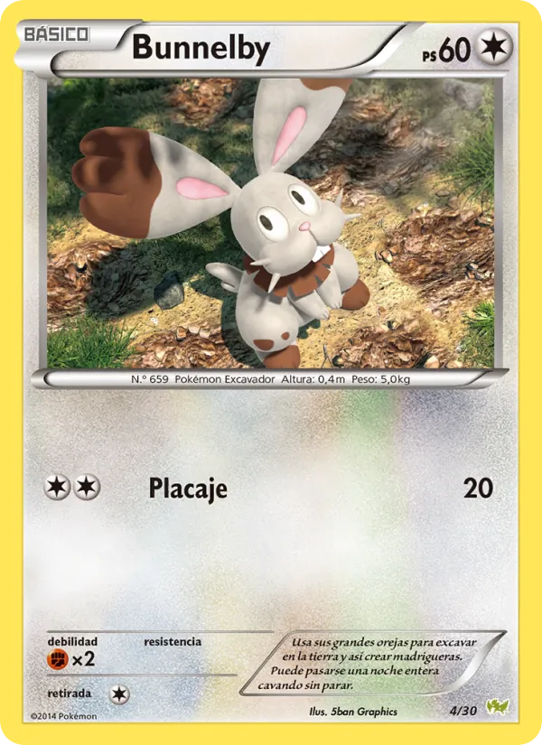 Bunnelby (XY trainer Kit (Noivern) #4/30)