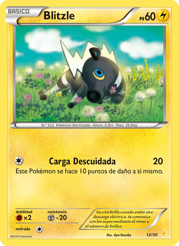 Blitzle (XY trainer Kit (Pikachu Libre) #12/30)