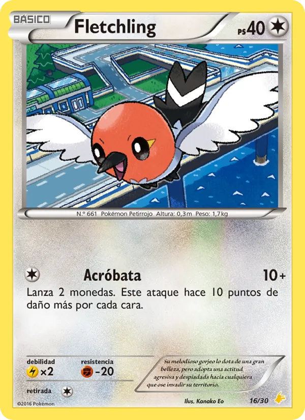 Fletchling (Kit de Entrenador XY (Pikachu Enmascarada) #16/30)