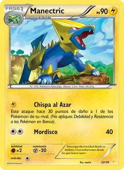 Manectric (Kit de Entrenador XY (Pikachu Enmascarada) #22/30)