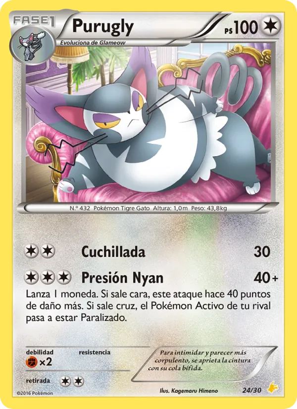 Purugly (Kit de Entrenador XY (Pikachu Enmascarada) #24/30)