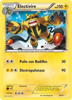 Electivire (Kit de Entrenador XY (Pikachu Enmascarada) #25/30)