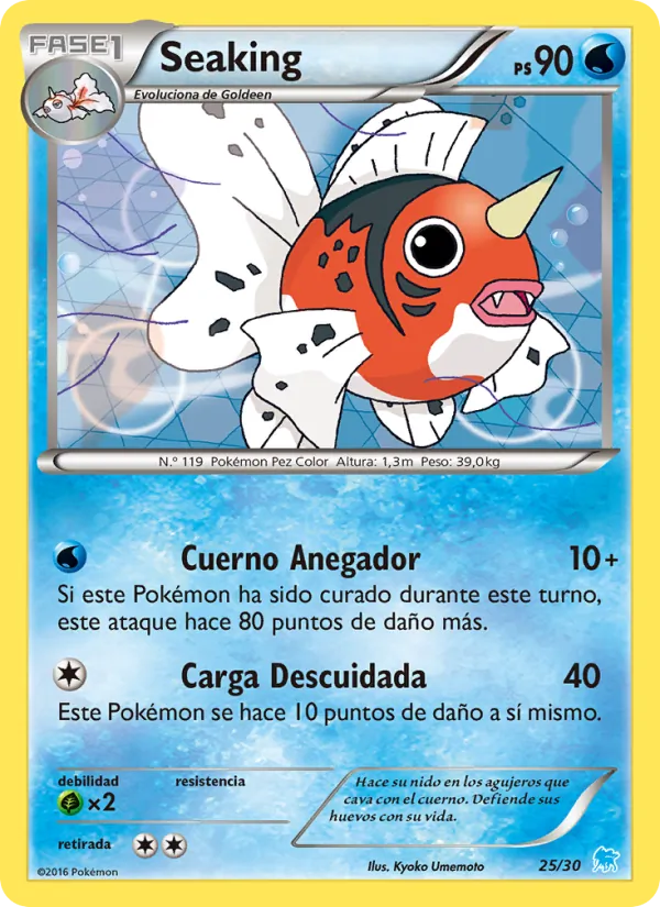 Seaking (Kit de Entrenador XY (Suicune) #25/30)