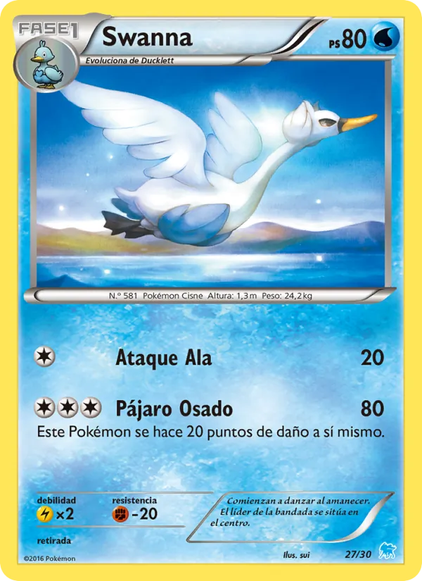 Swanna (Kit de Entrenador XY (Suicune) #27/30)