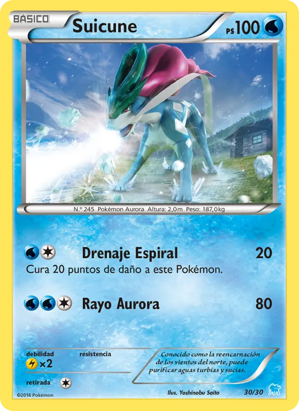 Suicune (Kit de Entrenador XY (Suicune) #30/30)