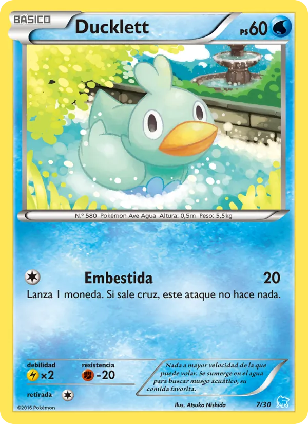 Ducklett (Kit de Entrenador XY (Suicune) #7/30)