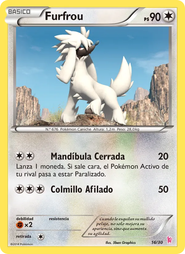 Furfrou (Kit de Entrenador XY (Pikachu Enmascarada) #16/30)