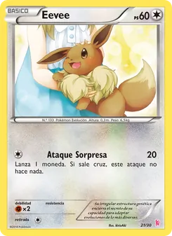 Eevee (Kit de Entrenador XY (Pikachu Enmascarada) #21/30)