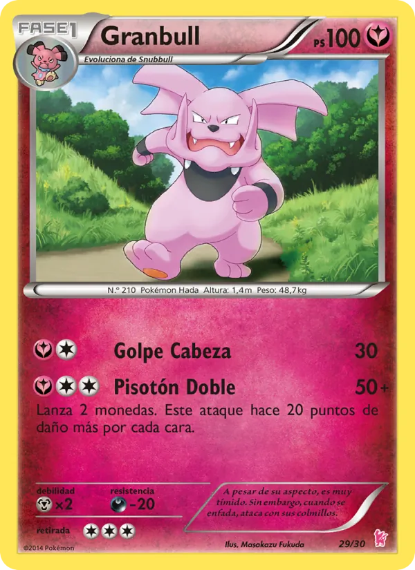 Granbull (Kit de Entrenador XY (Pikachu Enmascarada) #29/30)