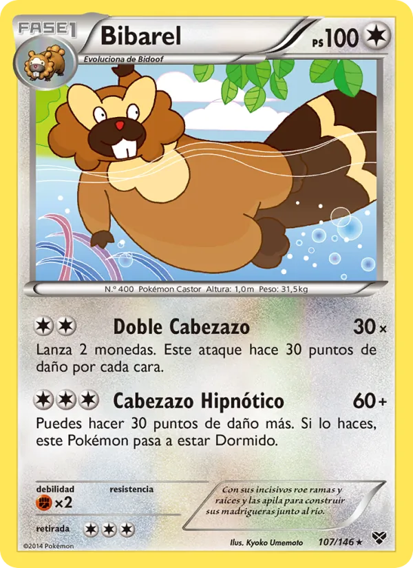 Bibarel (XY #107/146)