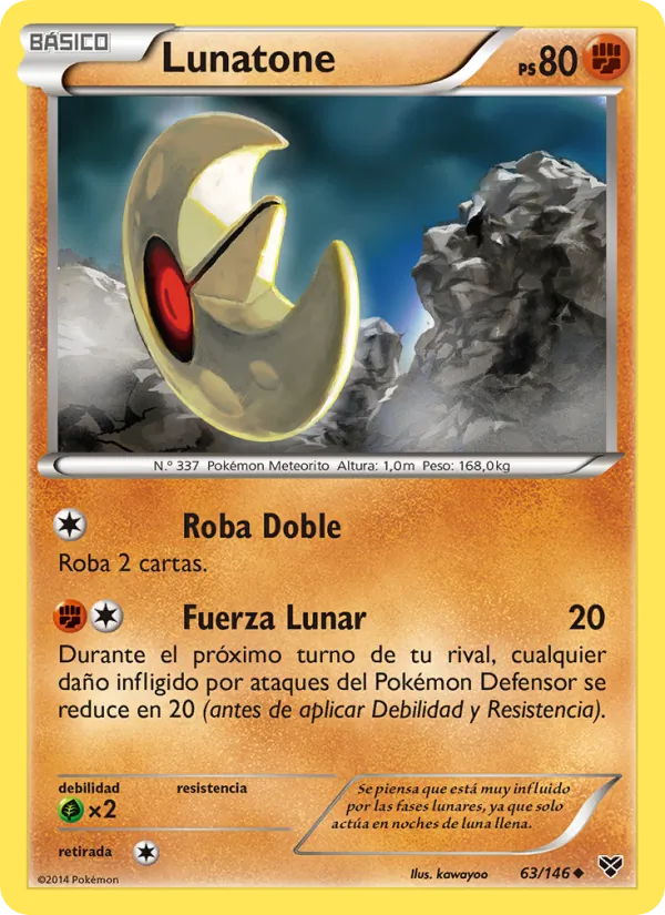 Lunatone (XY #63/146)