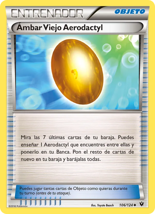 Ámbar Viejo Aerodactyl (Destinos Enfrentados #106/124)