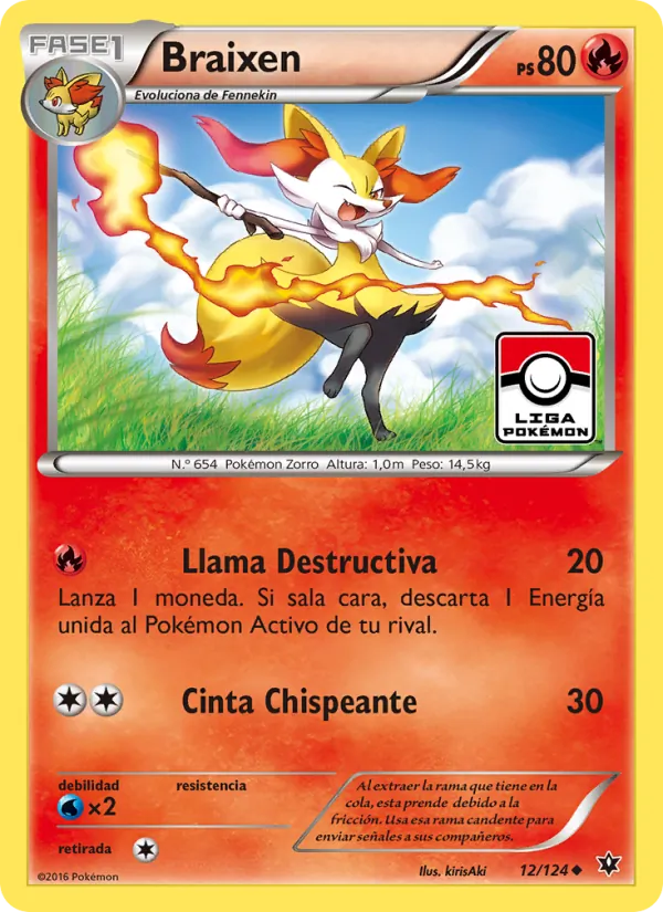 Braixen (Destinos Enfrentados #12/124)
