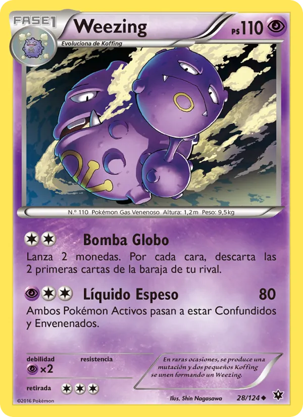 Weezing (Destinos Enfrentados #28/124)