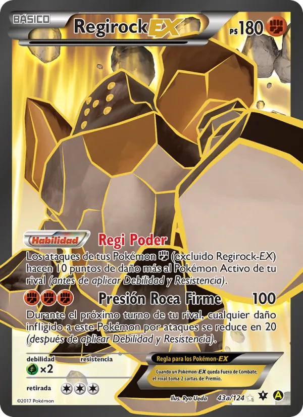 Regirock EX (Destinos Enfrentados #43a/124)