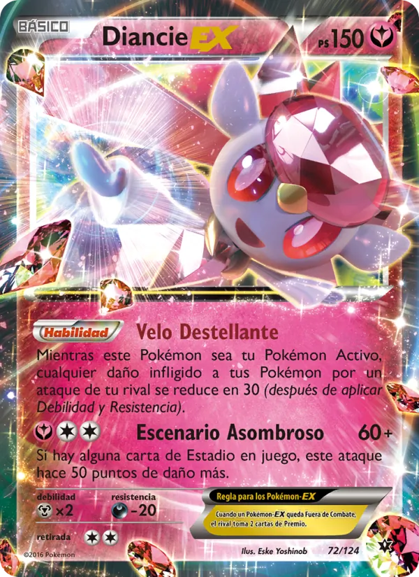 Diancie EX (Destinos Enfrentados #72/124)