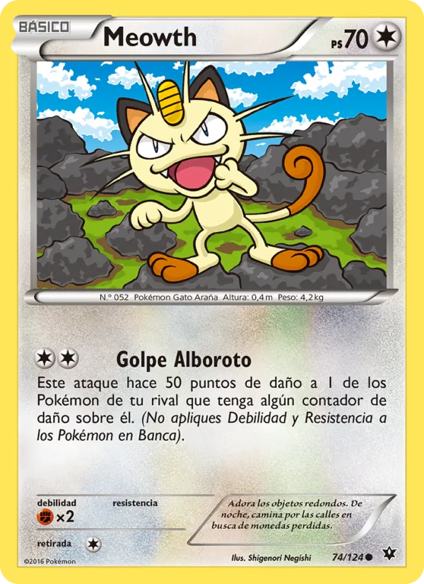 Meowth (Fates Collide #74/124)