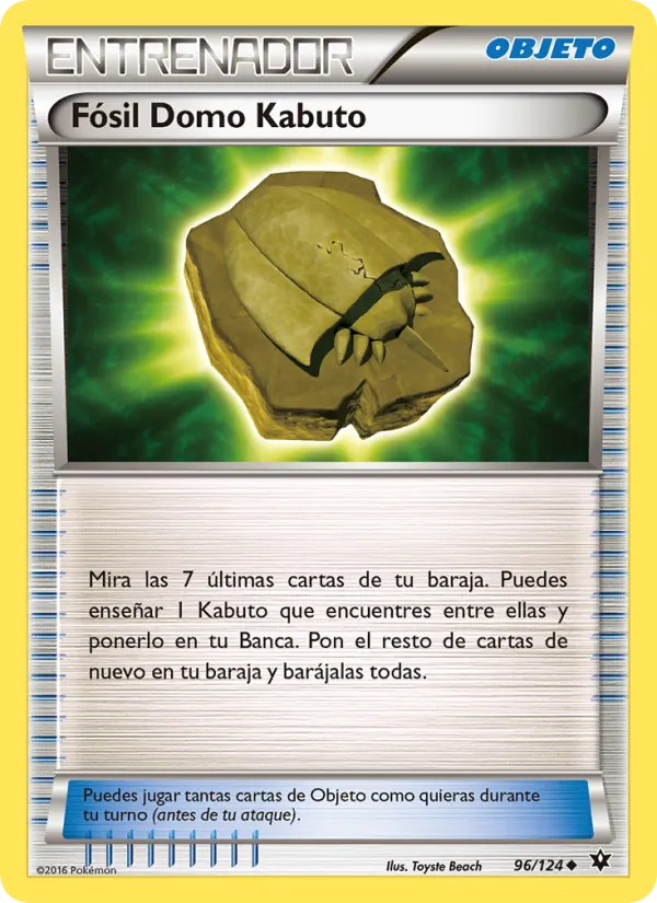 Fósil Domo Kabuto (Destinos Enfrentados #96/124)