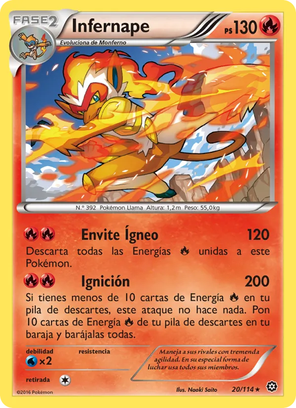 Infernape (Asedio de Vapor #20/114)