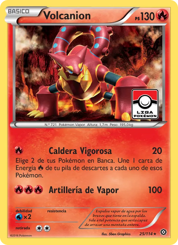 Volcanion (Asedio de Vapor #25/114)