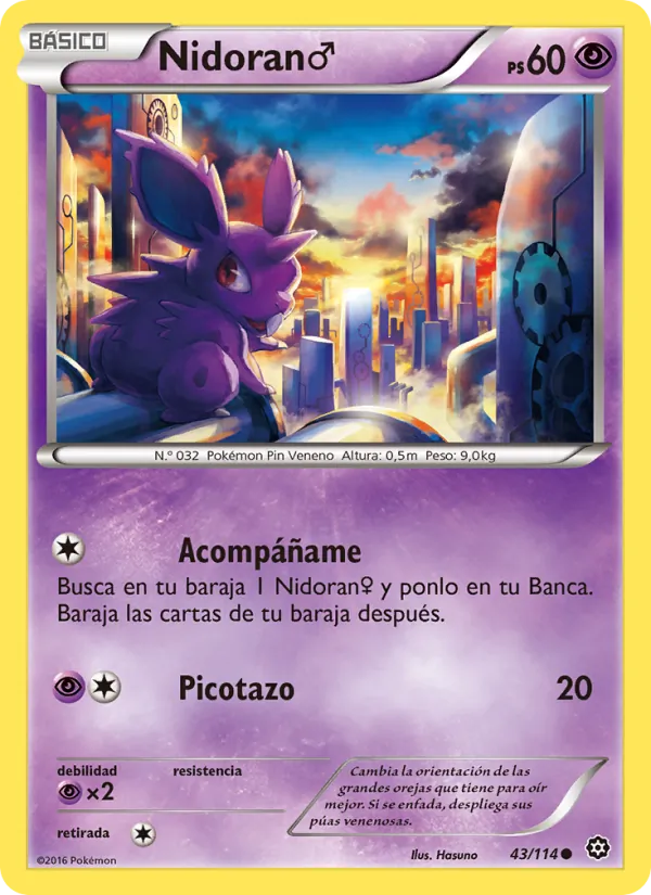 Nidoran♂ (Asedio de Vapor #43/114)