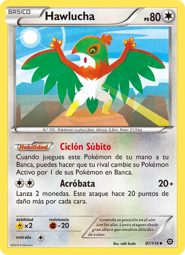 Hawlucha (Steam Siege #97/114)