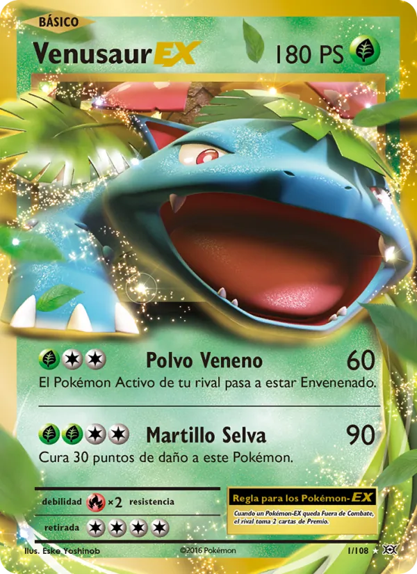 Venusaur EX (Evoluciones #1/108)