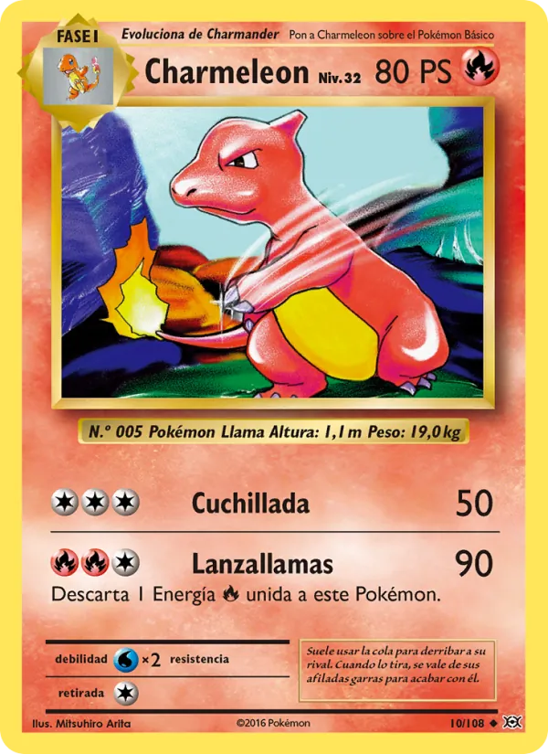 Charmeleon (Evolutions #10/108)