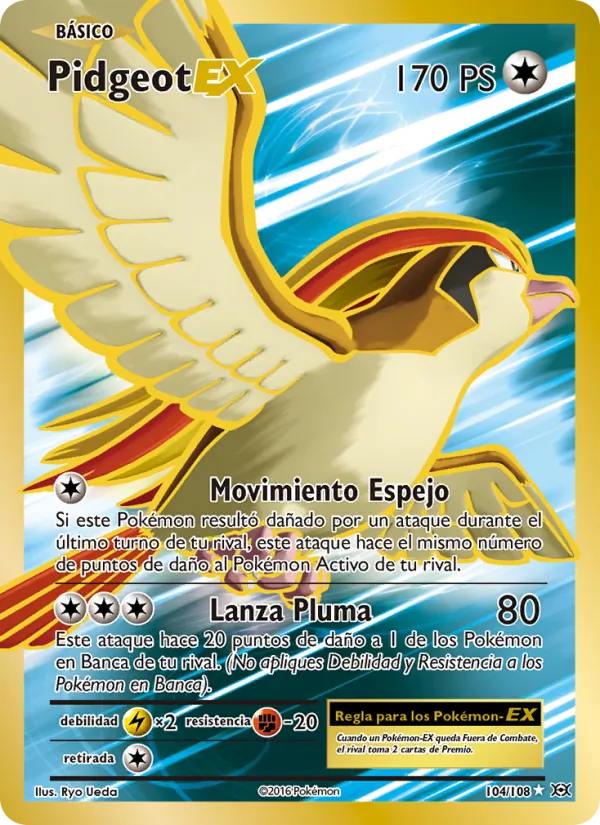Pidgeot EX (Evoluciones #104/108)