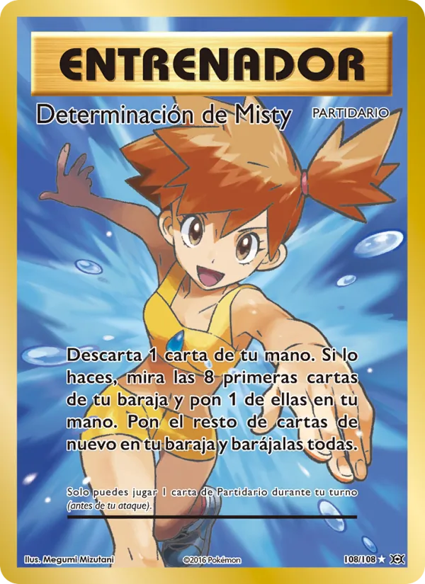 Determinación de Misty (Evolutions #108/108)