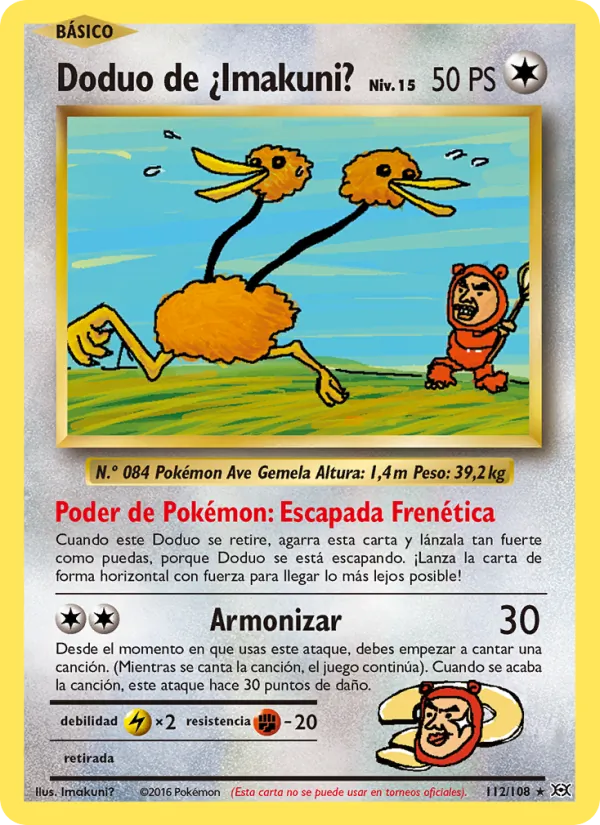 Doduo de ¿Imakuni? (Evoluciones #112/108)